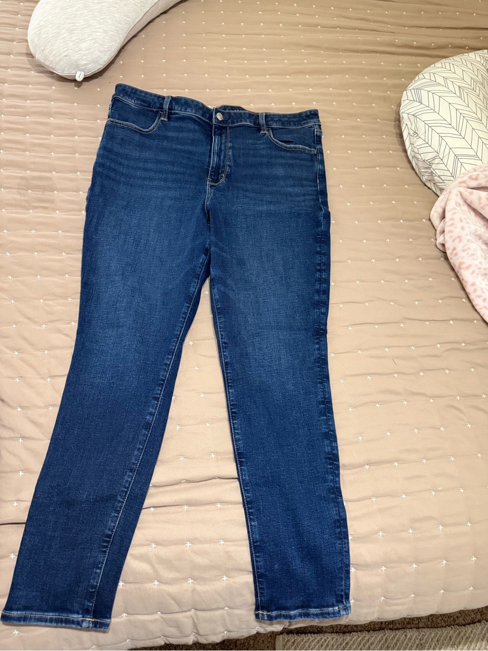 American Eagle Next Level Stretch Jeans Size 18 Regular Dark Wash